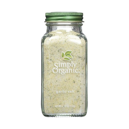 Simplemente Orgánica, Sal De Ajo, 4,7 Oz