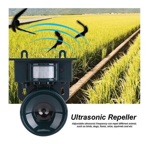 Imagen 3 de 5 de Repelente De Aves Ultrasónico Al Aire Libre
