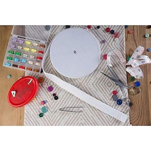 Bandas Elásticas De Costura Juvale, 20,88 Yardas X 1 Pulgada