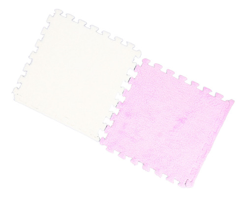 Alfombrilla De Felpa Gruesa Entrelazada, 10 Unidades, Espuma