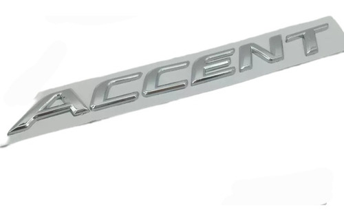 Emblema Accent Hyundai Letra Insignia Logotipo Autoadhesivo