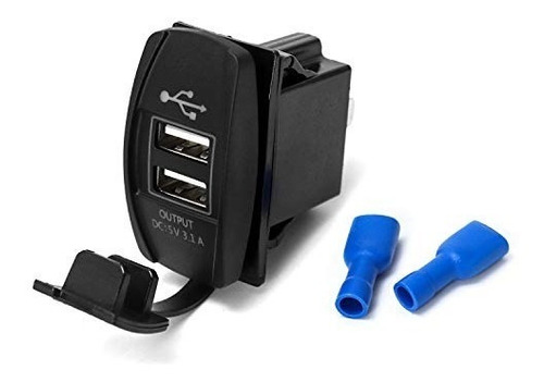 Cargador Usb Empotrable 12v/24v Salida 5v/3.1a