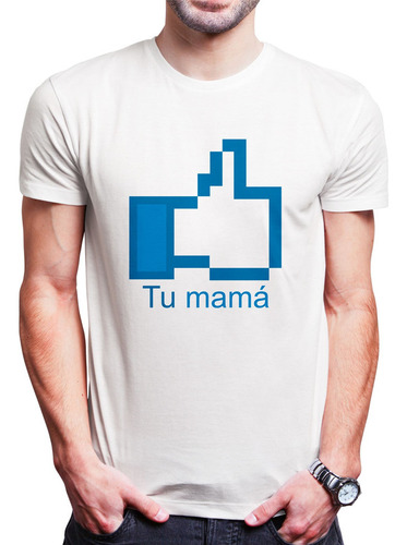 Polo Varon Me Gusta Tu Mama (d0467 Boleto.store)