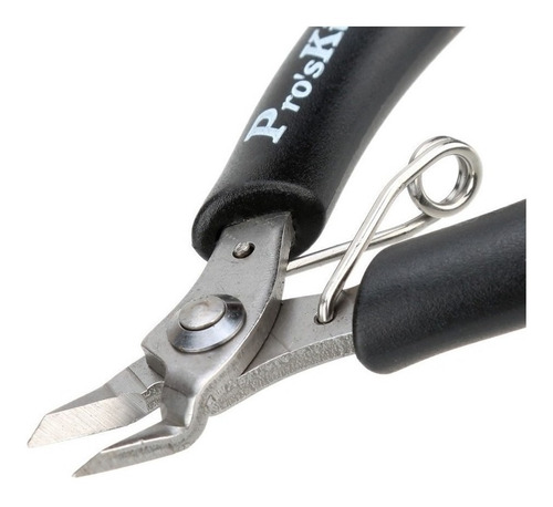 Imagen 2 de 5 de Alicatemicro Corte Pinza Acero Proskit 1pk-501a Trabajo 90mm