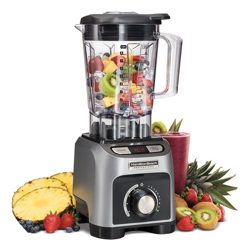 Licuadora Hamilton Beach Professional 58850 Vaso De Tritan Color Plata