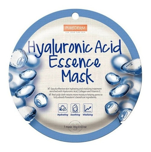 Mascara Purederm Hyaluronic Acid Essence Mask