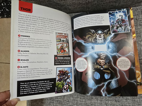 Libro Guía De Personajes Marvel S - Z Puzzle 300p Spiderman