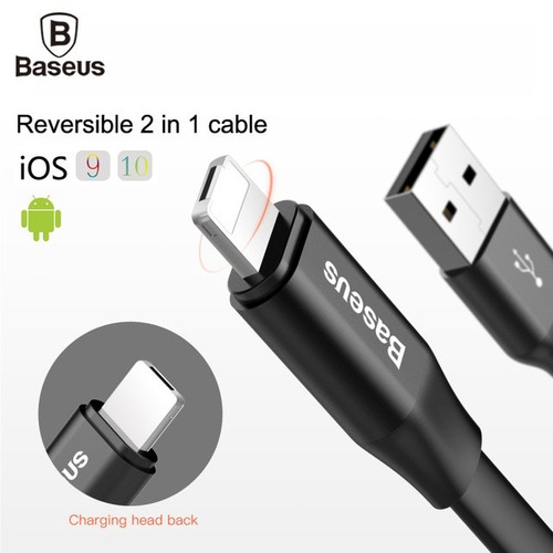 Cabo 2 Em 1 Micro Micro Usb E Usb Linght Baseus