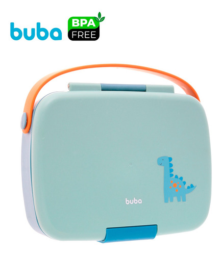 Lancheira Bento Box Com Talheres E Divisórias Magic Buba