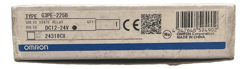 G3pe-225b-dc12-24 Omron Solid State Relay 25a Ssr 12-24vdc