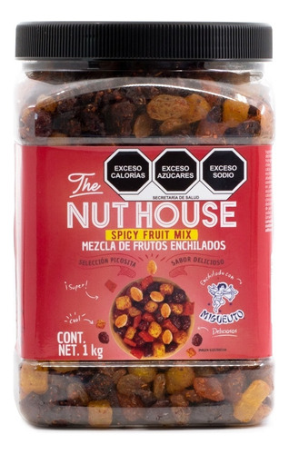 The Nut House - Mezcla De Frutos Enchilados - Vitrolero 1kg