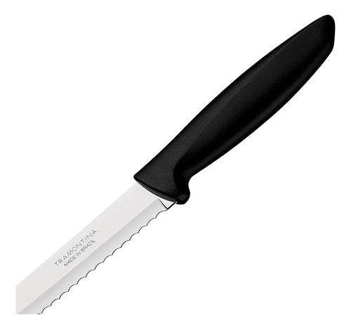 Faca Para Pão Bolo Com Serra Serrilhada Aço Inox Tramontina