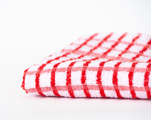 Paquete De 5 Secadores Rojos Para Cocina, 100% De Algodón