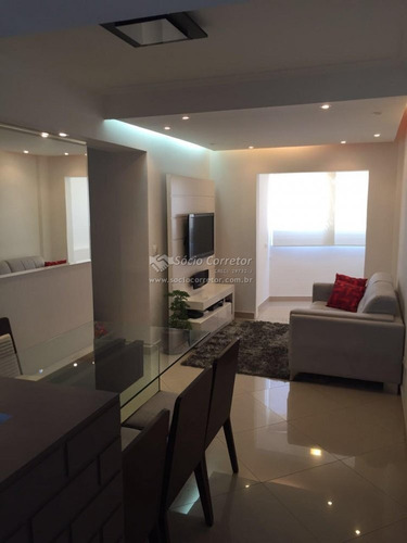 Imagem 2 de 14 de Apto 75m² - 03 Dorms 02 Vagas - Cond. Florença - Apartamento A Venda No Bairro Vila Progresso - Guarulhos, Sp - Sc00588