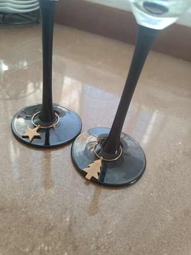 Identificador De Copas 6 Piezas Navidad