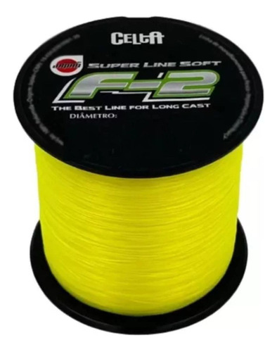 Linha Para Pesca Celta F-2 Super Soft 10lb Carretel 600m