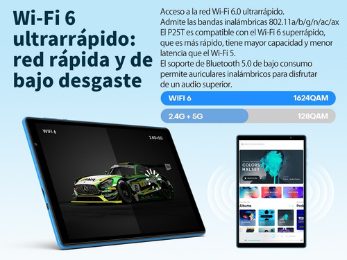 Tablet Teclast P25t 10.1 Hd 4gb+64gb Memoria Ram Android 12