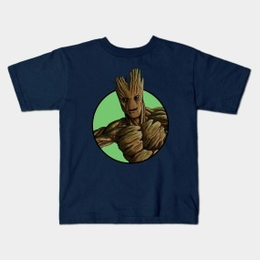 Remera Dragonfly Negra Y Blanca Groot Guardianes Col. A 11