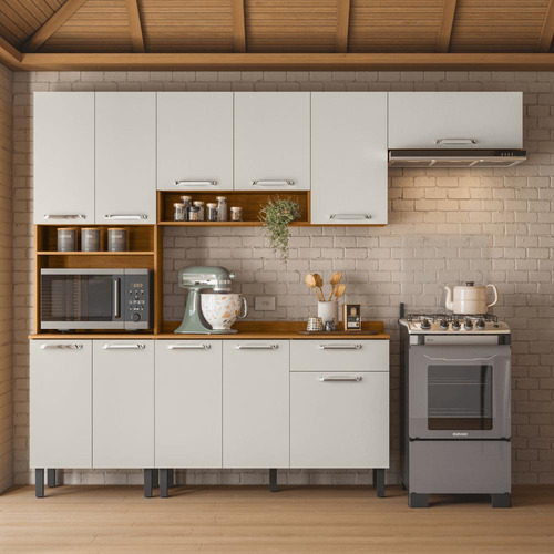 Cozinha Completa Itatiaia Vegas Cinamomo/off White