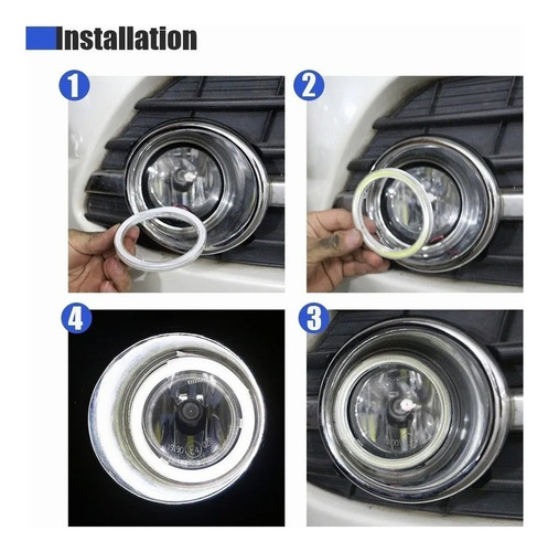 Aro Led Ojo Angel Anillo Super Brillante Eye Decorativo 60mm
