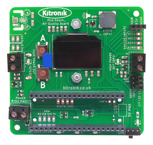 Datalogger De Calidad Del Aire Para Raspberry Pi Pico
