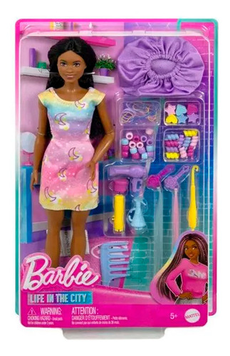 Boneca Barbie Brooklyn Vida Na Cidade Penteado Hvm11 Mattel