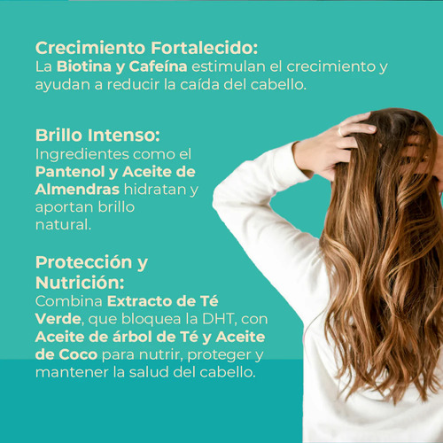 Shampoo Anticaída Caída Del Cabello Sin Sulfatos