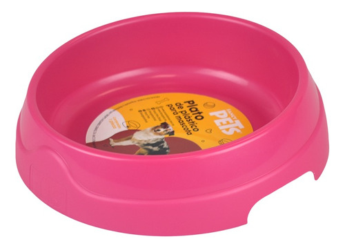 Plato De Plastico 24oz Plato Para Perro Color 1 Pz