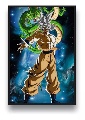 Quadro Super Saiyajin 4 Goku Ssj4 Dragon Ball Anime Placa Decorativa