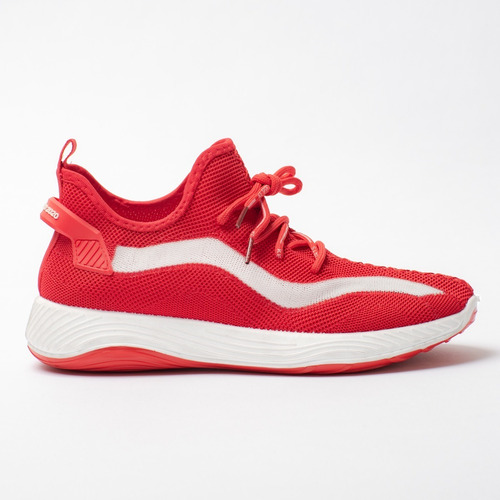 Imagen 6 de 9 de Tenis Casuales Unisex Rojos Tmx