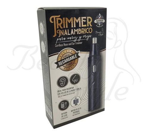 Trimmer Inalambrico Para Nariz Y Orejas Beauty Style