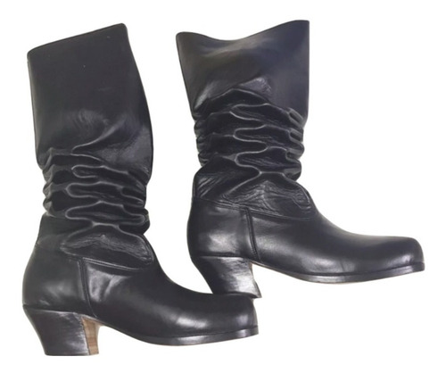 Botas De Malambo Folckore Baile Acordeonada De Cuero