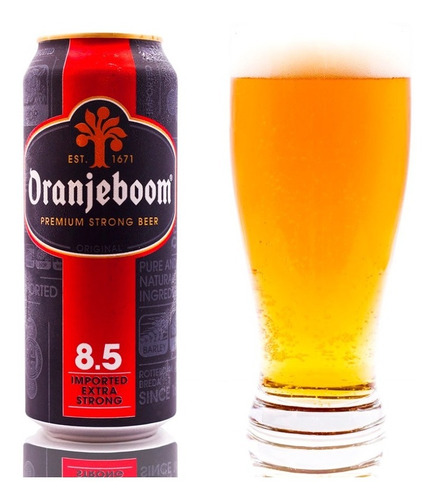 Imagen 1 de 3 de Pack X6 Cerveza Oranjeboom 500 Ml Holandesa Extra Strong 