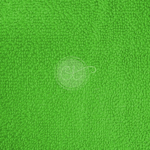 Tela Toalla Verde Manzana Microfibra Secado Rápido Por Metro