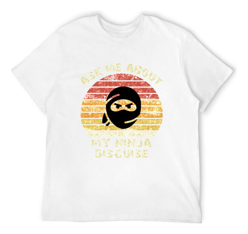 Vintage Pregúntame Sobre Mi Disfraz De Ninja 34 Camiseta