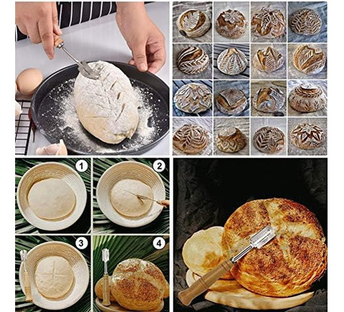 Marcador Decorar Puntuación Masa Pan Casero 5 Cuchillas Made