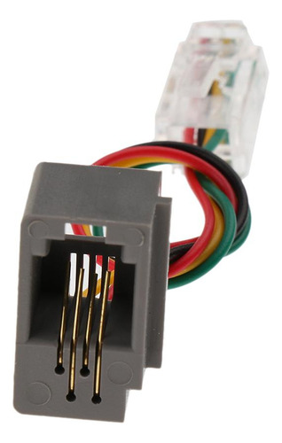 Cable 4p4c Rj9 3 Piezas