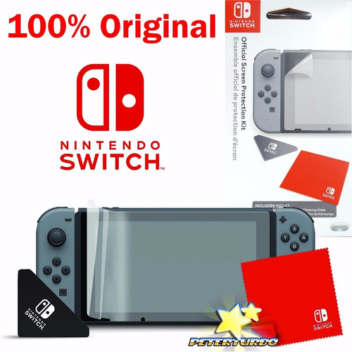 Película Oficial Nintendo Switch Proteção Original De Tela