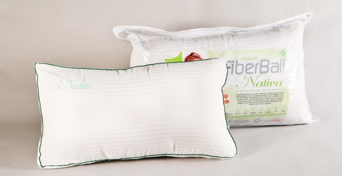Imagen 2 de 6 de Almohada Nativa 70x40 Microesferas Fiberball Gtia Oficial