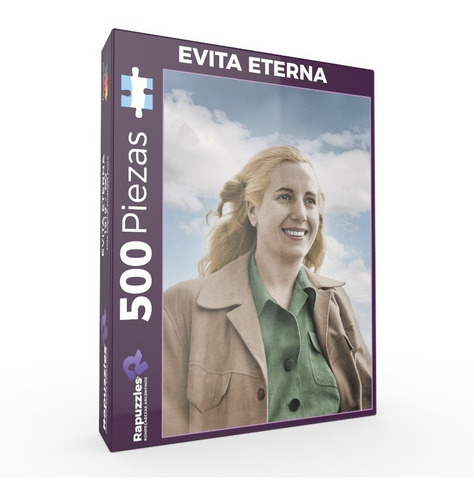 Rompecabezas Evita Eterna. 500 Piezas. Ind. Arg.