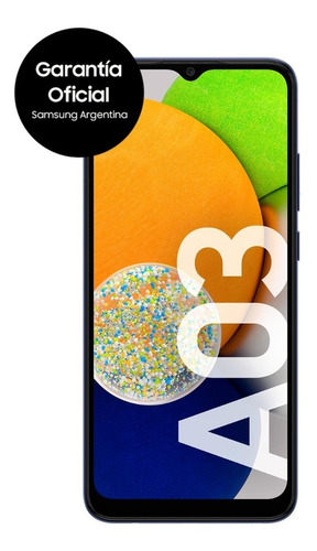 Celular Samsung Galaxy A03 64 Gb Azul 4gb Ram Nuevo Gtia