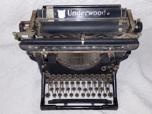 Antigua Máquina De Escribir Underwood Decoración 
