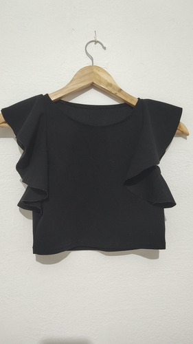 Blusa Top Con Volados