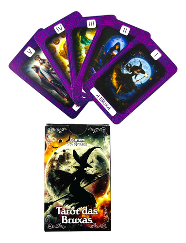 Tarô Das Bruxas 22 Cartas E Manual