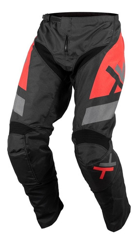 Calça Motocross Mattos Racing Assimilate Vermelho Cinza