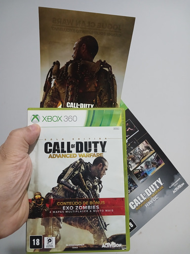 Jogo Xbox 360 Call Of Duty Advanced Warfare Made In Brasil (Usado)