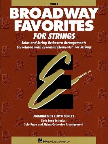 Essential Elements Broadway Favorites For Strings  Viola