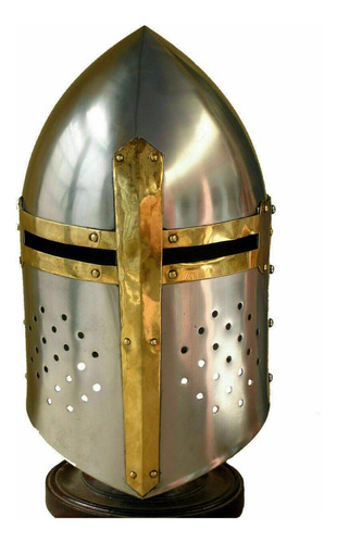 Casco O Yelmo Medieval Cruzado Templario Para Usar