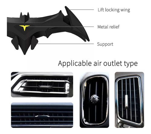 Nuevo Soporte Giratorio For Teléfono De Coche Batman