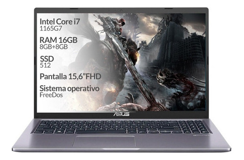 Portatil Asus Core I7 Ram 16gb Ssd 512gb Fhd X515ea Huella